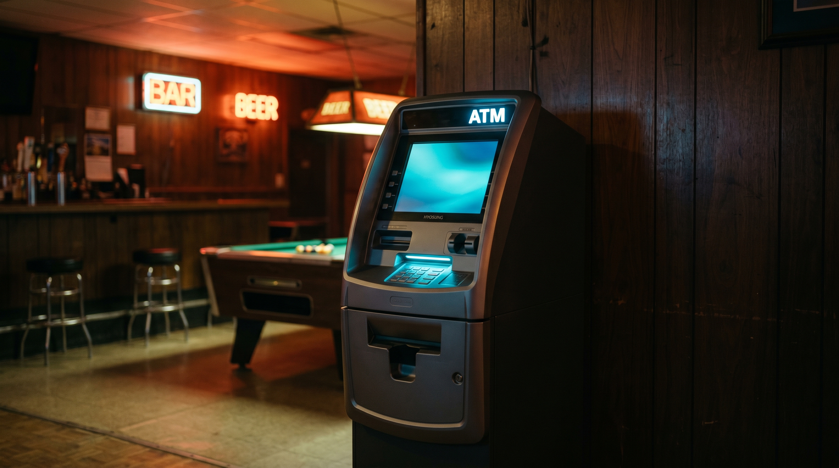 Hyosung Halo II ATMs placed by Social Amusements - Nautilus Hyosung Halo II.