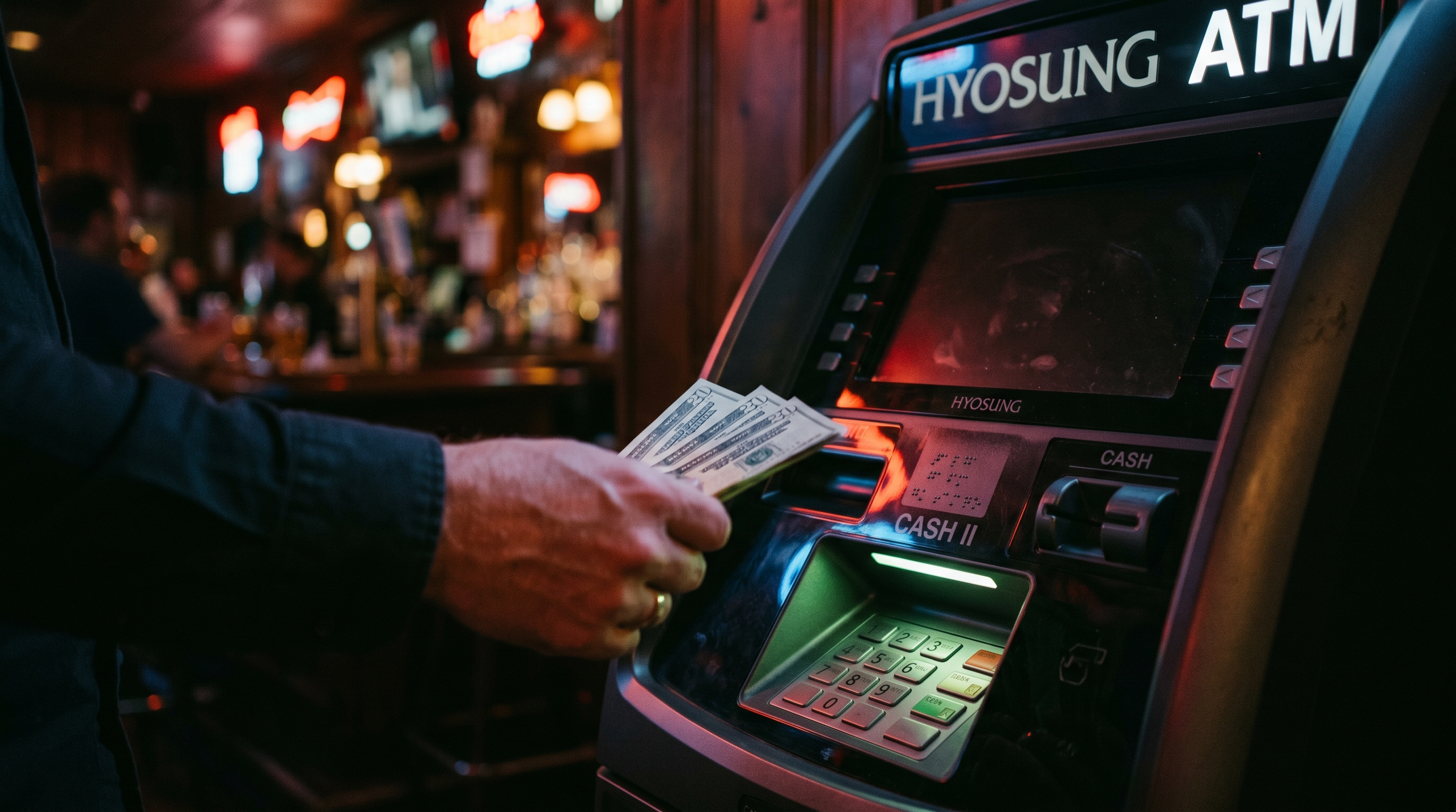 Hyosung Halo II ATMs placed by Social Amusements - Nautilus Hyosung Halo II.