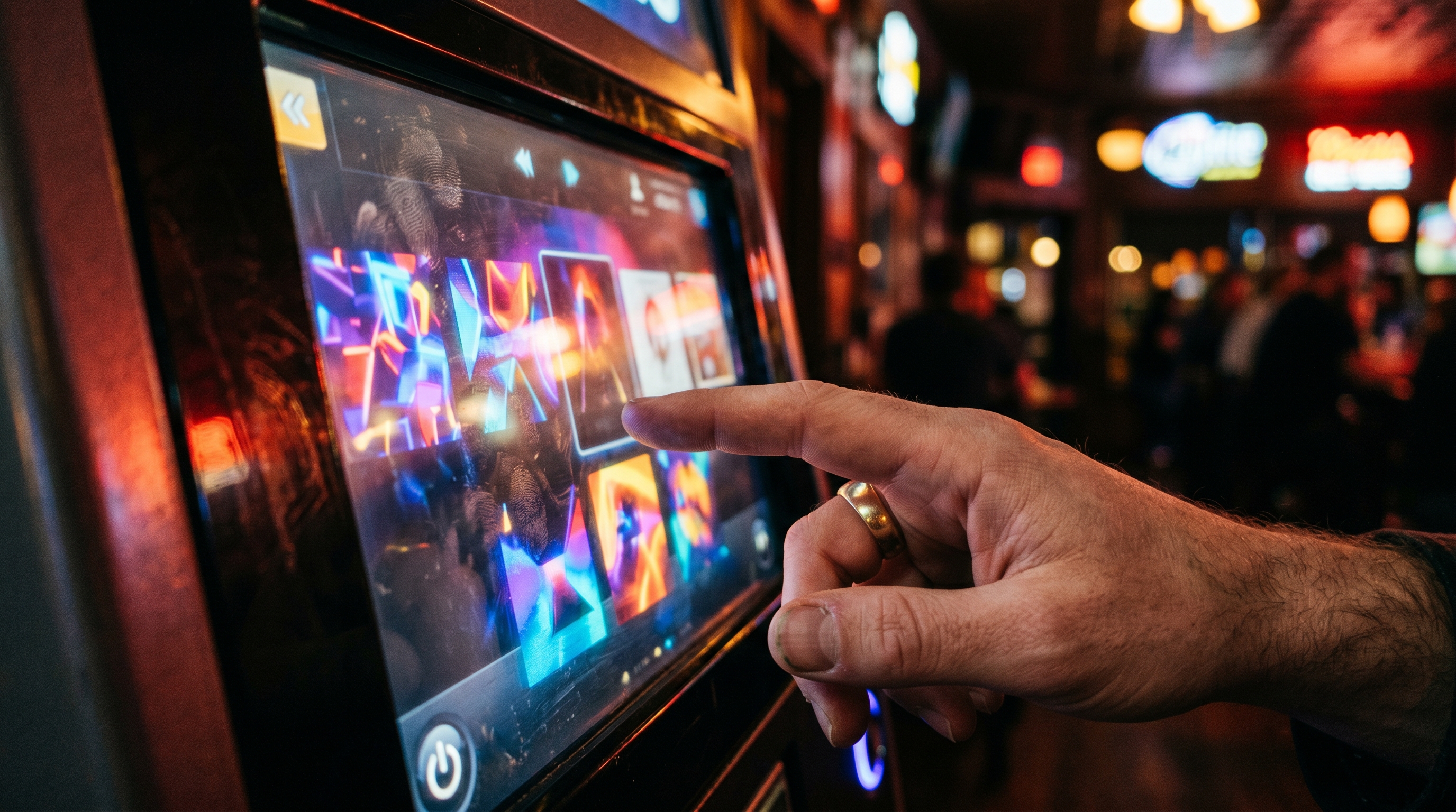 Jukeboxes placed by Social Amusements - TouchTunes & AMI, authorized.