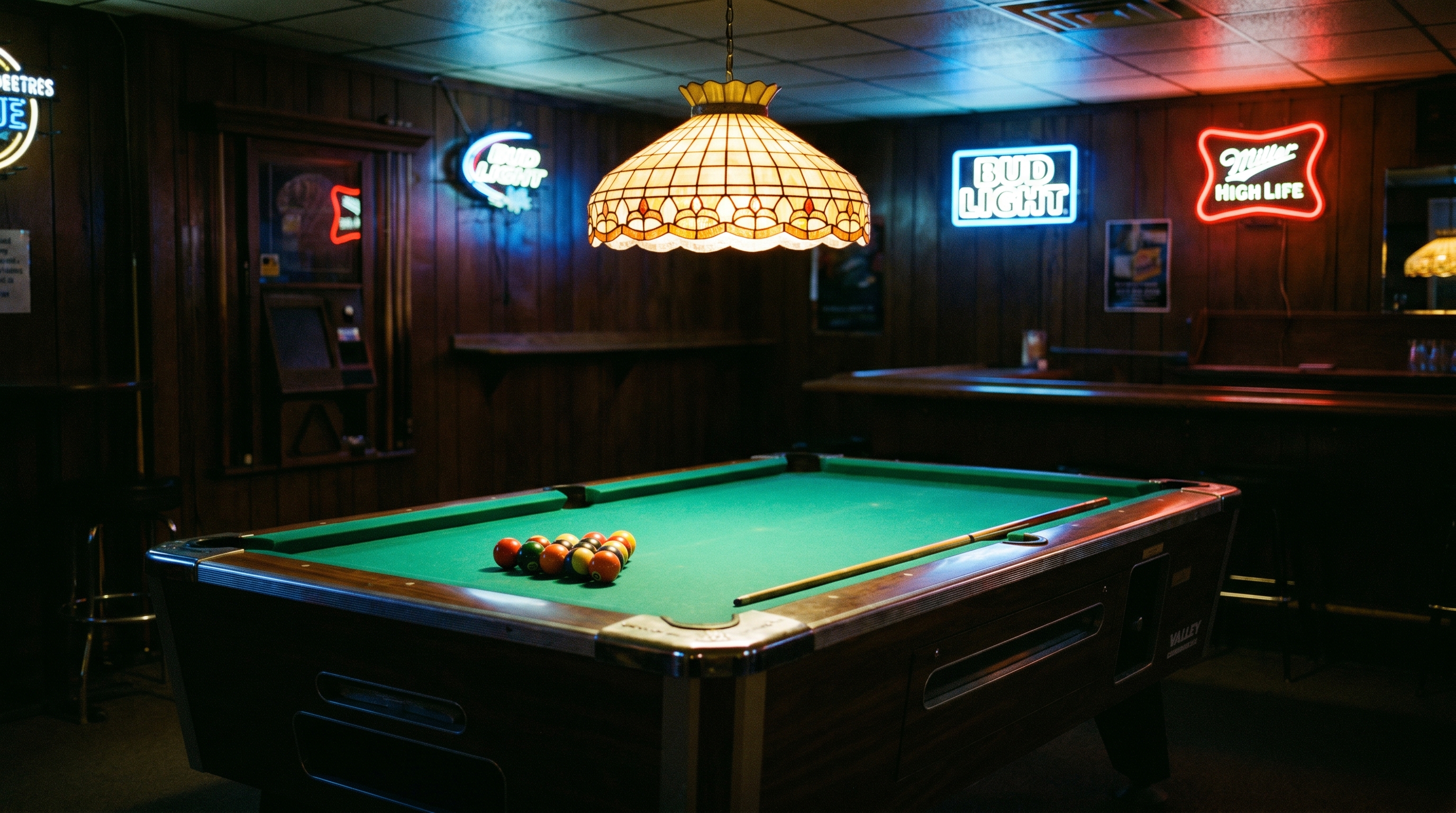 Pool Tables placed by Social Amusements - Valley & Global 7ft coin-op.